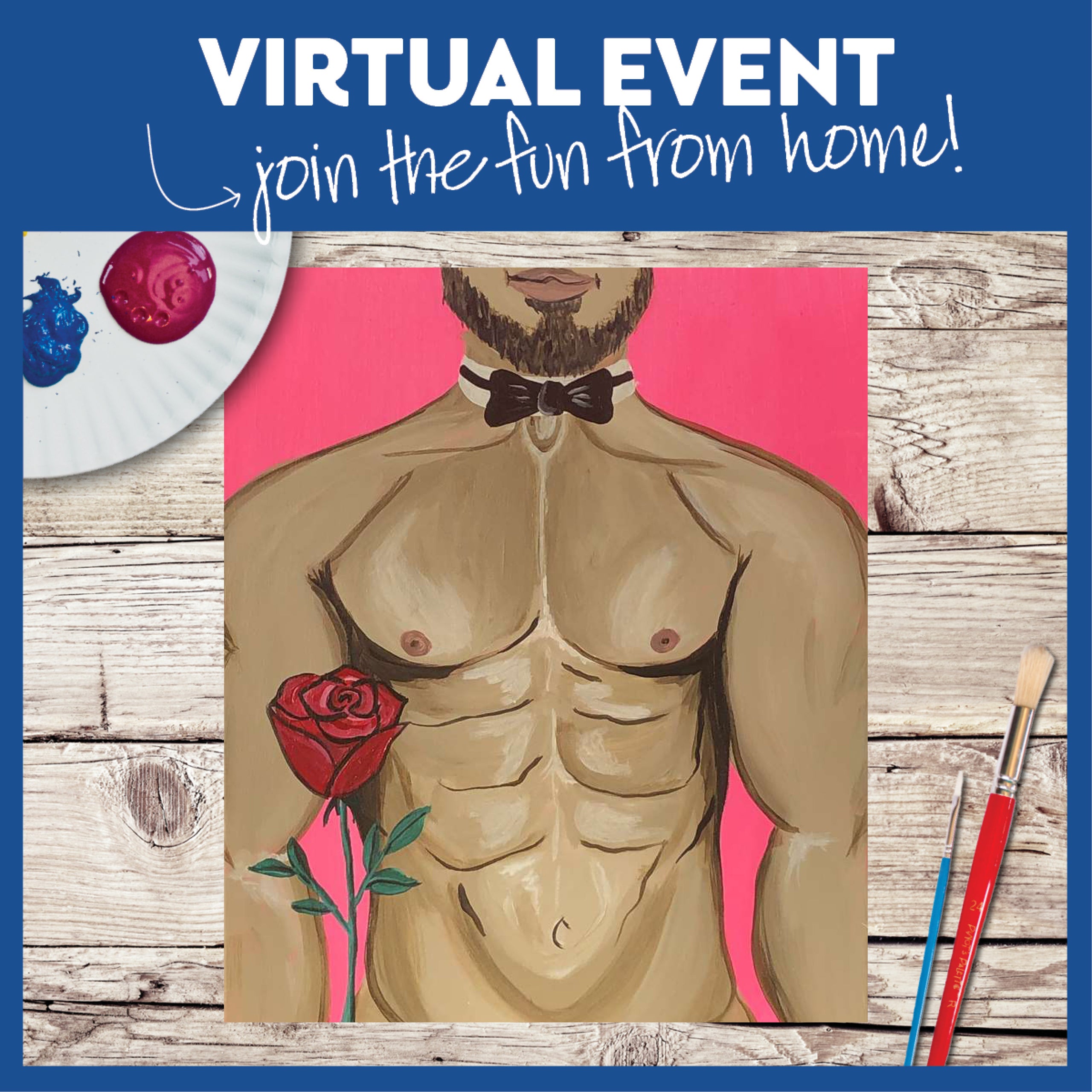 LIVE INTERACTIVE VIRTUAL CLASS - ART KIT INCLUDED (HAVE SUPPLIES? THEN IT'S ONLY $15!)